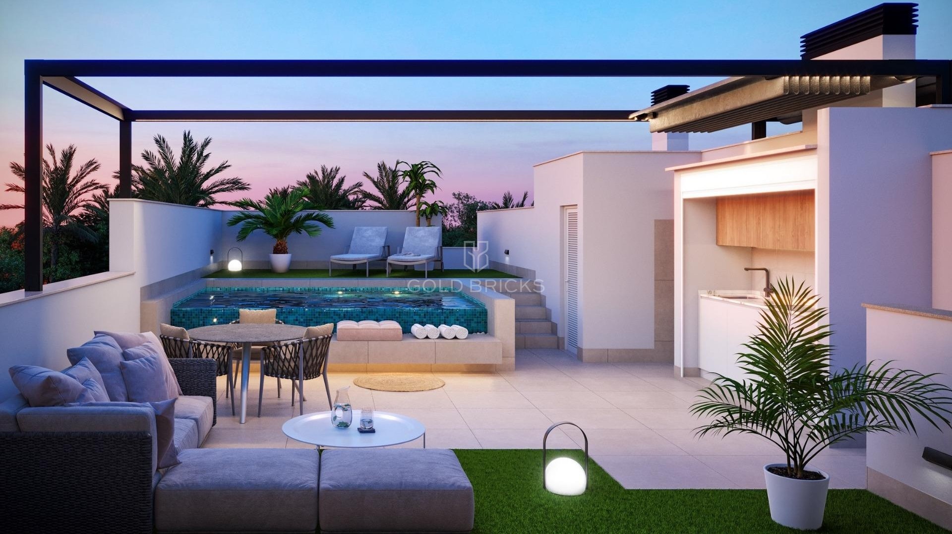 Bungalow · New Build · Pilar de la Horadada · pueblo