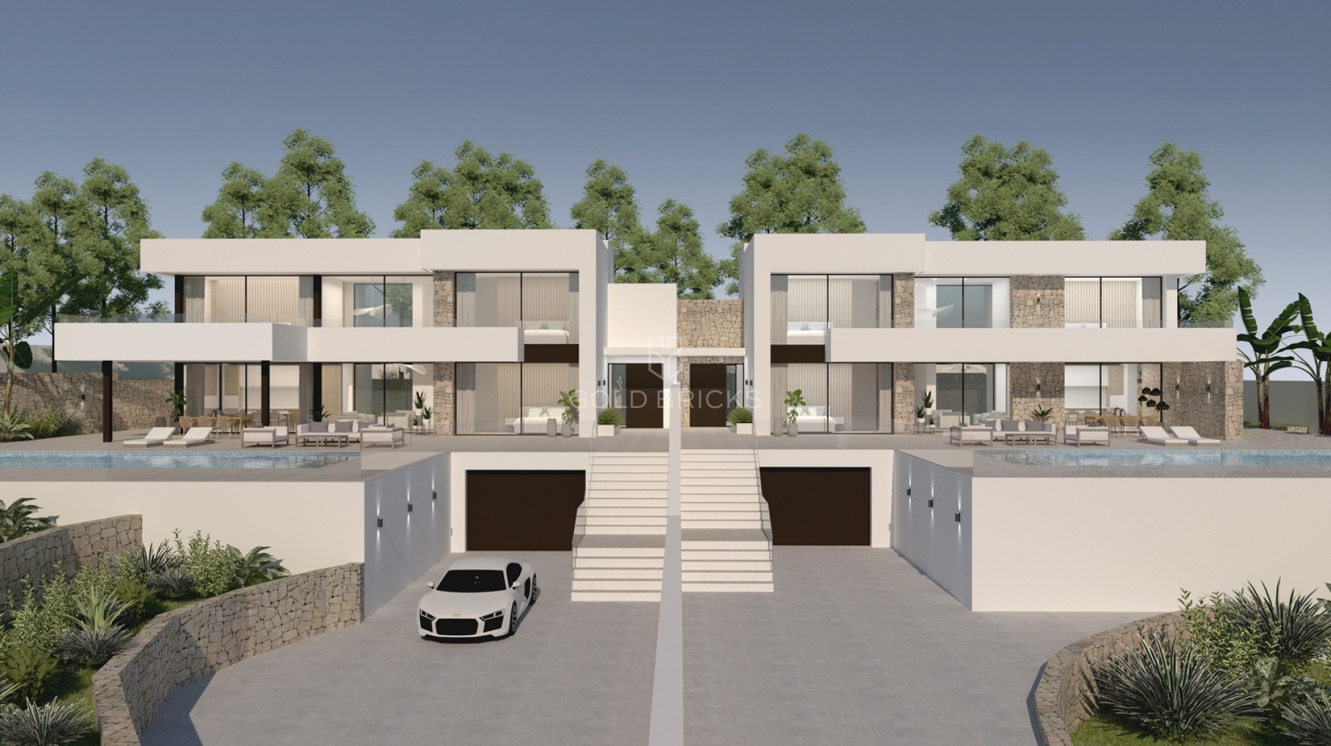 Doppelhaushälfte · New Build · Moraira · Fanadix