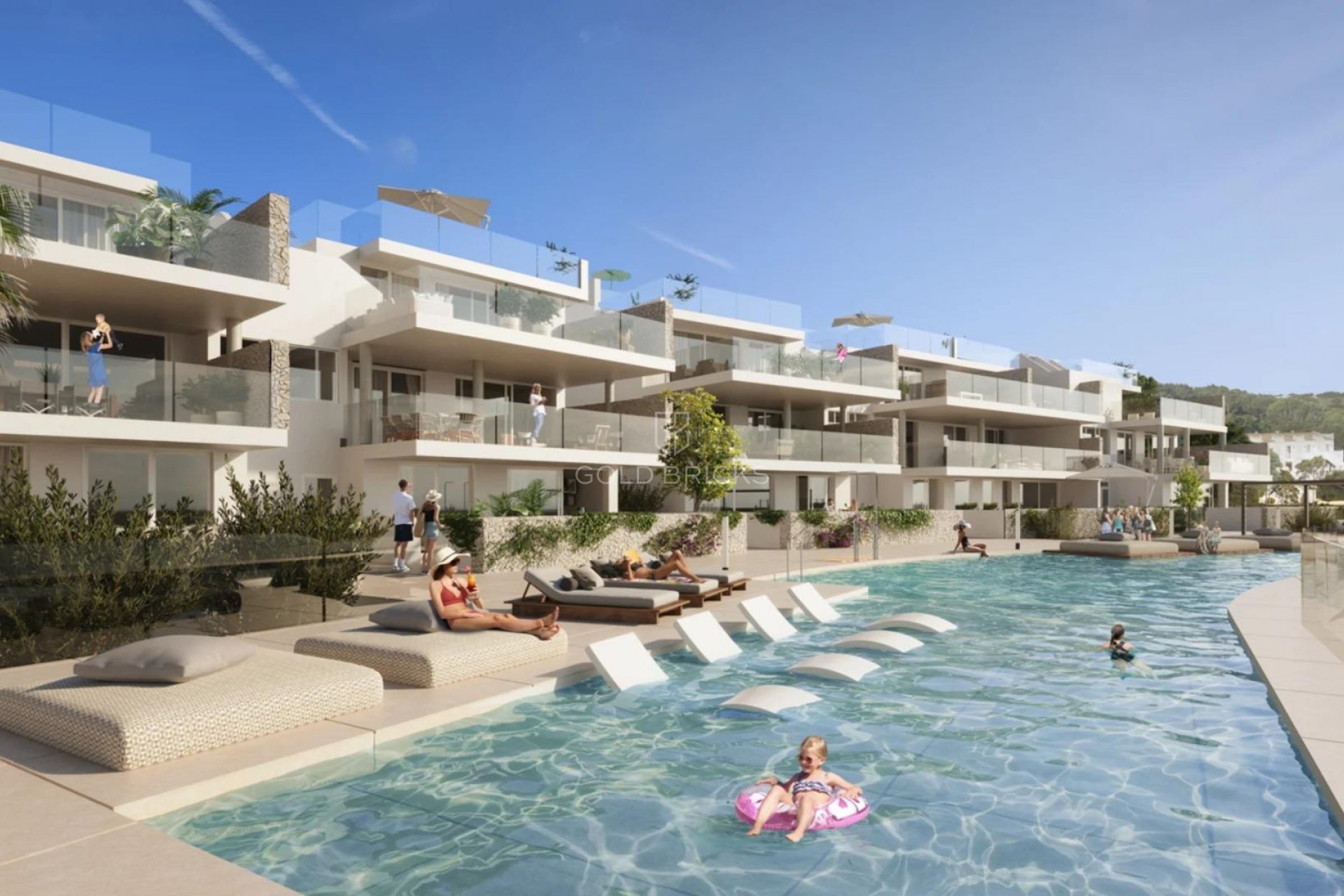 New Build · Apartment · Arenal d´en Castell · pueblo