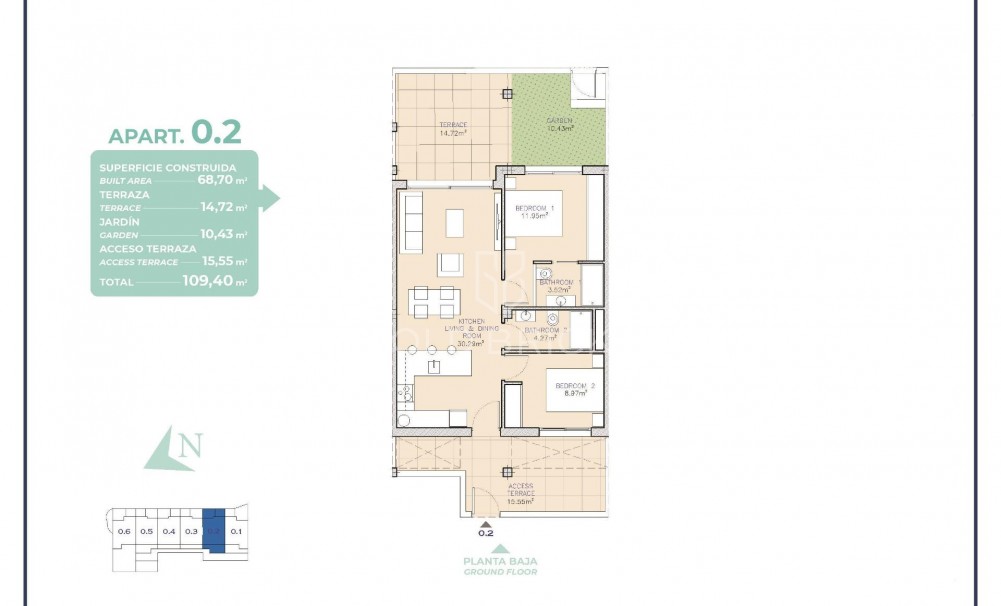 Nowa konstrukcja · Apartment · Los Alcazares · Serena Golf