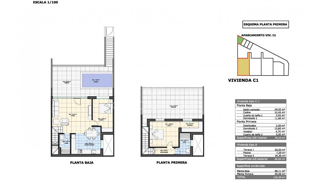 New Build · Bungalow · Pilar de la Horadada · pueblo