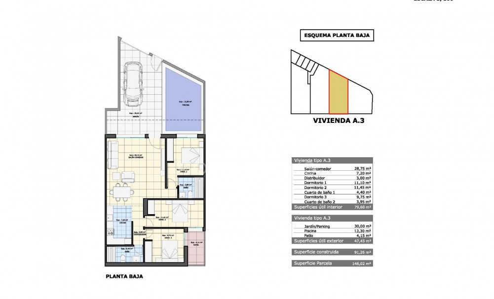 New Build · Bungalow · Pilar de la Horadada · pueblo