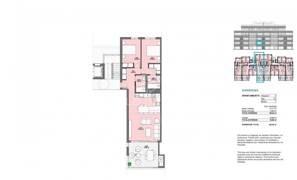 Nouvelle construction · Apartment · Torre Pacheco · Santa Rosalia Lake And Life Resort