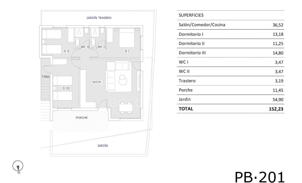 New Build · Bungalow · San Miguel de Salinas · Pueblo