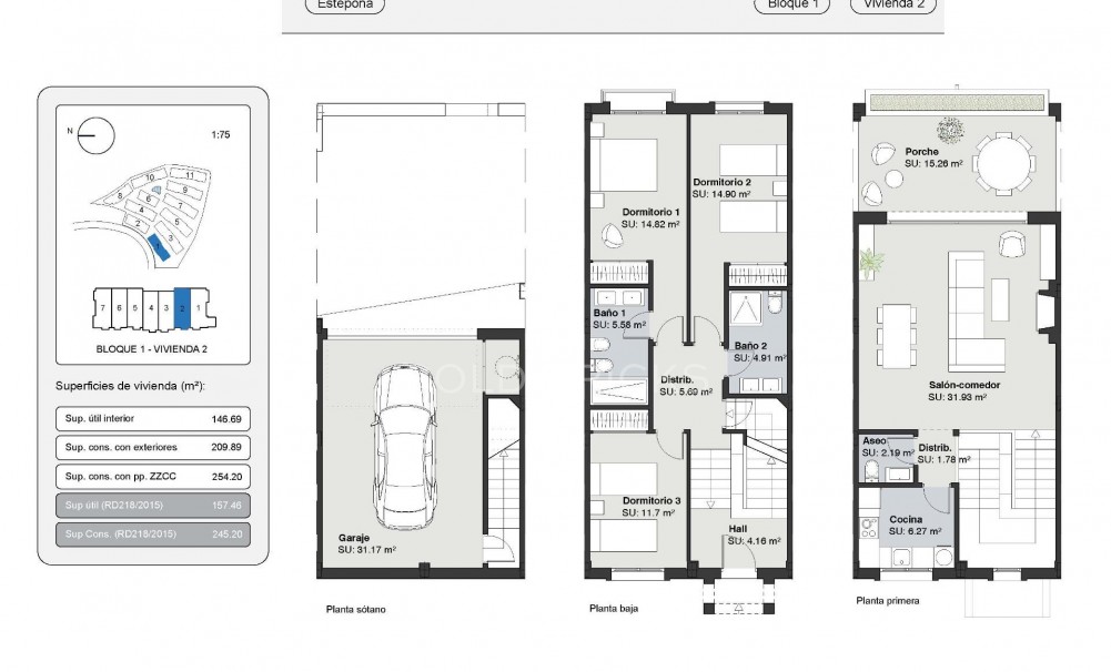 New Build · Town House · Estepona · Azata Golf