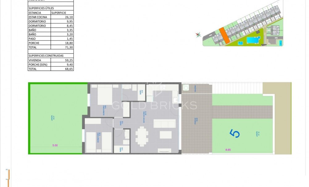 Nieuwbouw · Bungalow · Pilar de la Horadada · pueblo