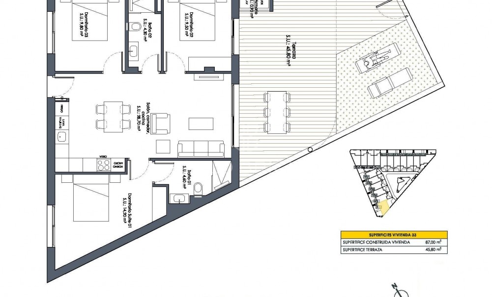 New Build · Bungalow · San Fulgencio · Pueblo