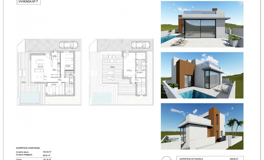 New Build · Villa · Pilar de la Horadada · pueblo