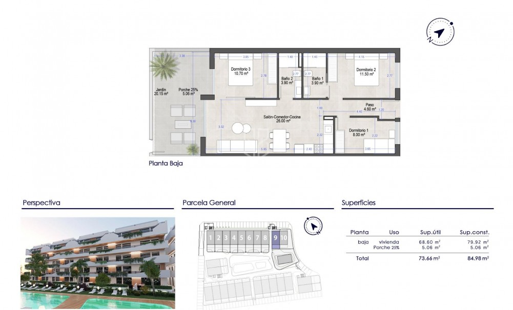 Nieuwbouw · Apartment · San Javier · Santiago de la Ribera
