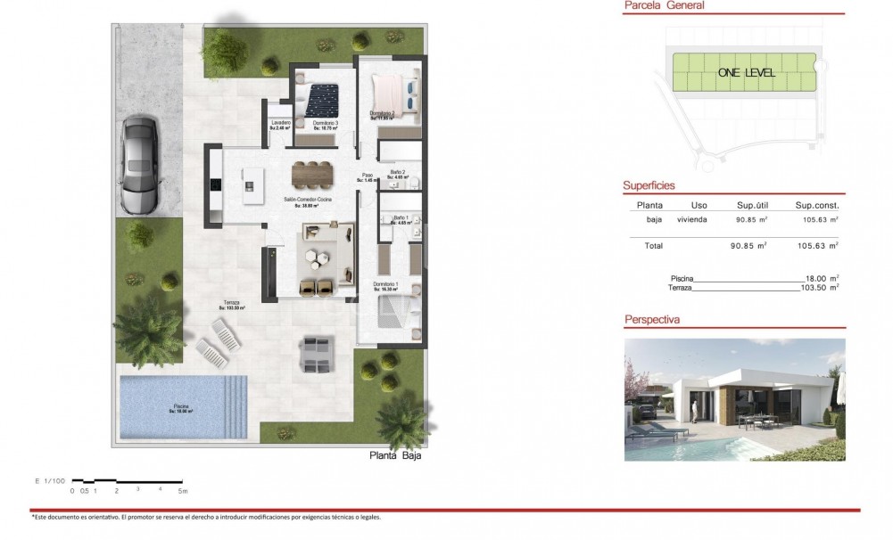 New Build · Villa · BAÑOS Y MENDIGO · Altaona Golf