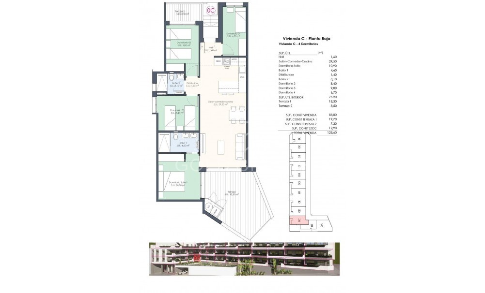 Nybyggnation · Lägenhet · Benijofar · Pueblo