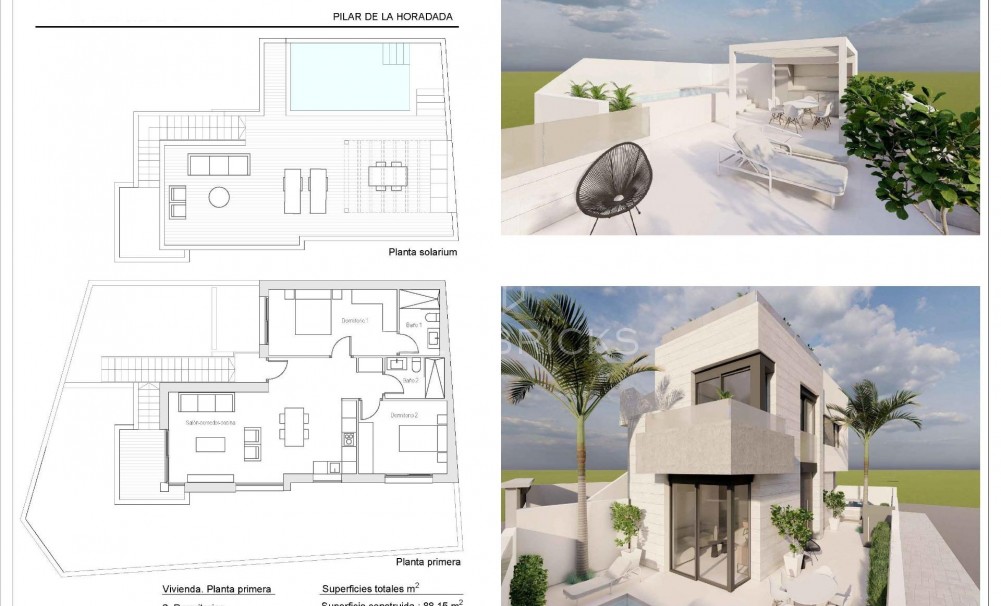 Nouvelle construction · Bungalow · Pilar de la Horadada · pueblo