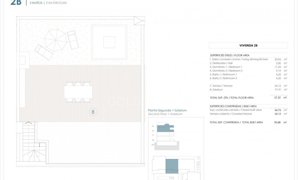 Nybyggnation · Takvåning · Benijofar · Pueblo