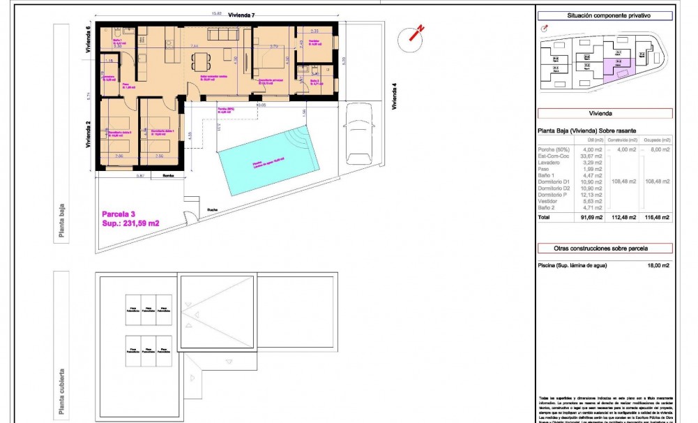Nouvelle construction · Maison Quadruple · Daya Nueva · CENTRO