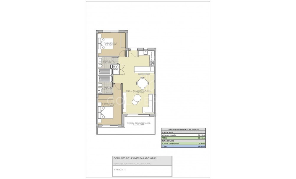 Nieuwbouw · Bungalow · Rojales · Pueblo