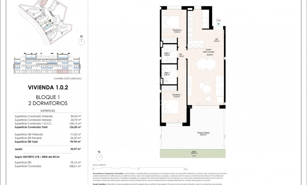 New Build · Ground floor apartment · Casares · Doña Julia Golf