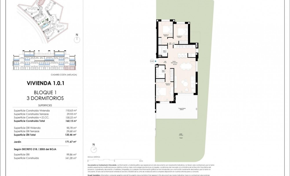 New Build · Ground floor apartment · Casares · Doña Julia Golf