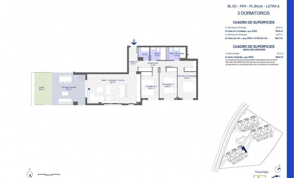 New Build · Ground floor apartment · Casares · Doña Julia