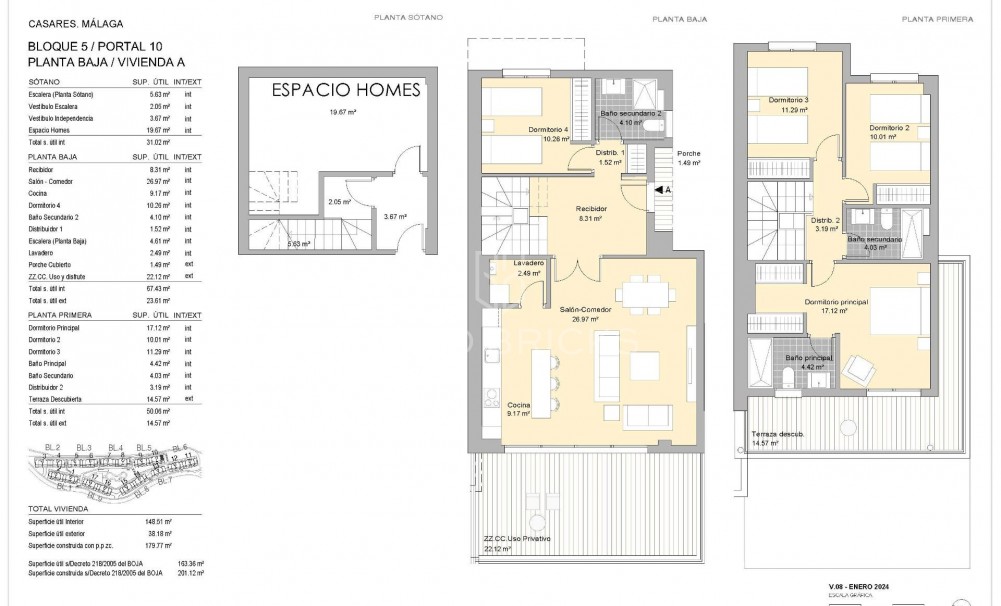 New Build · Ground floor apartment · Casares · Casares Costa