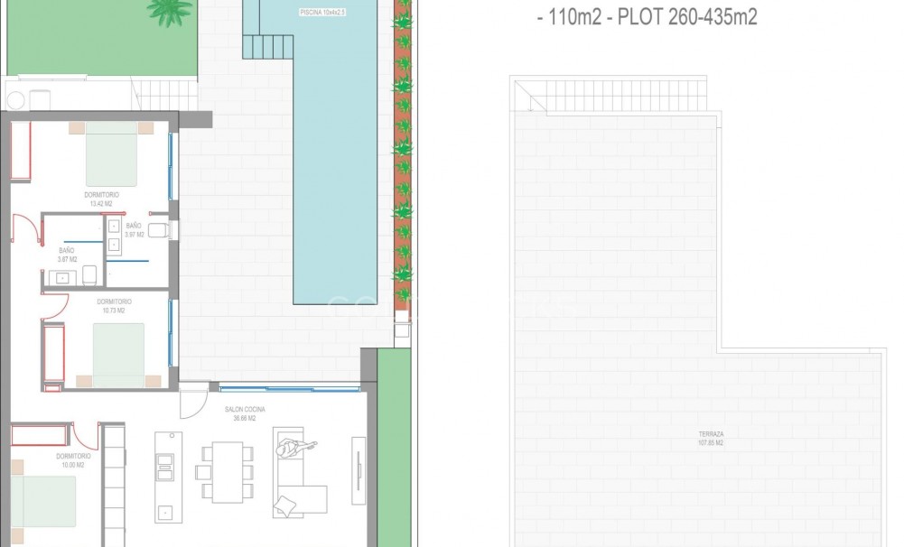 Nowa konstrukcja · Villa · San Javier · Parque del doce