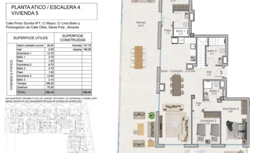 New Build · Penthouse · Santa Pola · Estacion de autobuses