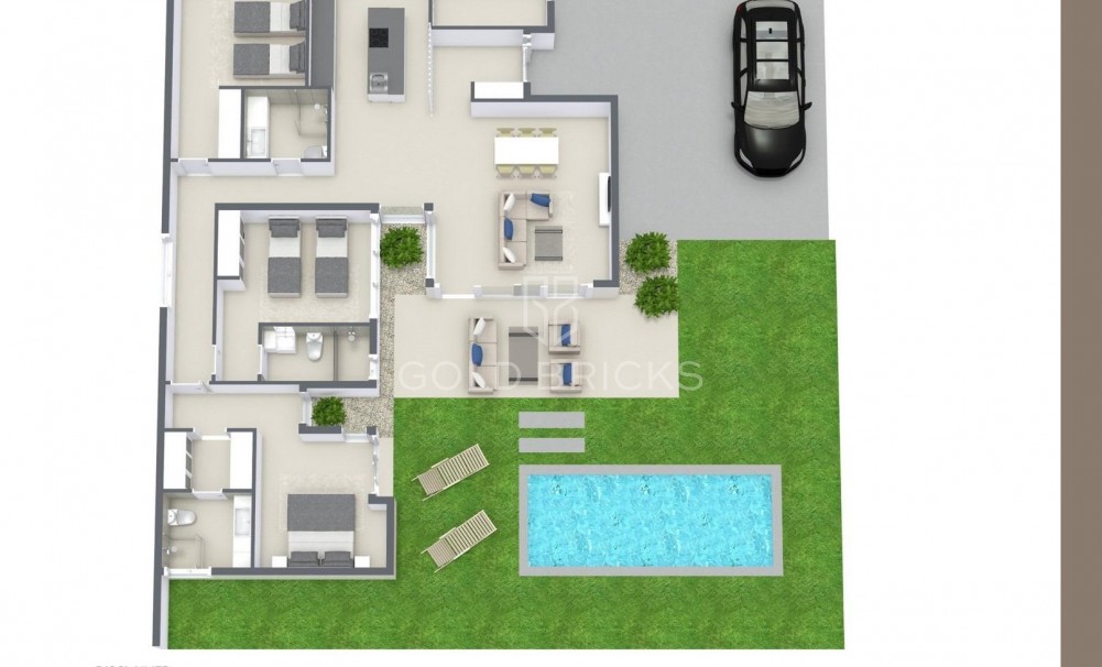 New Build · Villa · BAÑOS Y MENDIGO · Altaona Golf