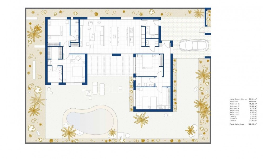 New Build · Villa · BAÑOS Y MENDIGO · Altaona Golf