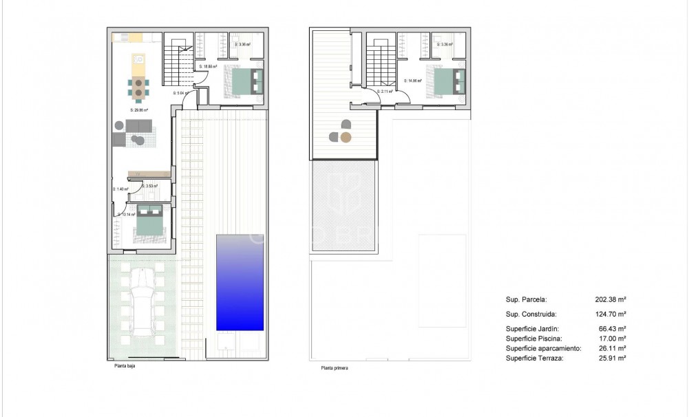 New Build · Town House · San Javier · Parque del doce
