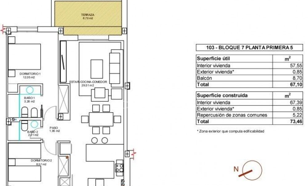 New Build · Apartment · Vera · El Playazo