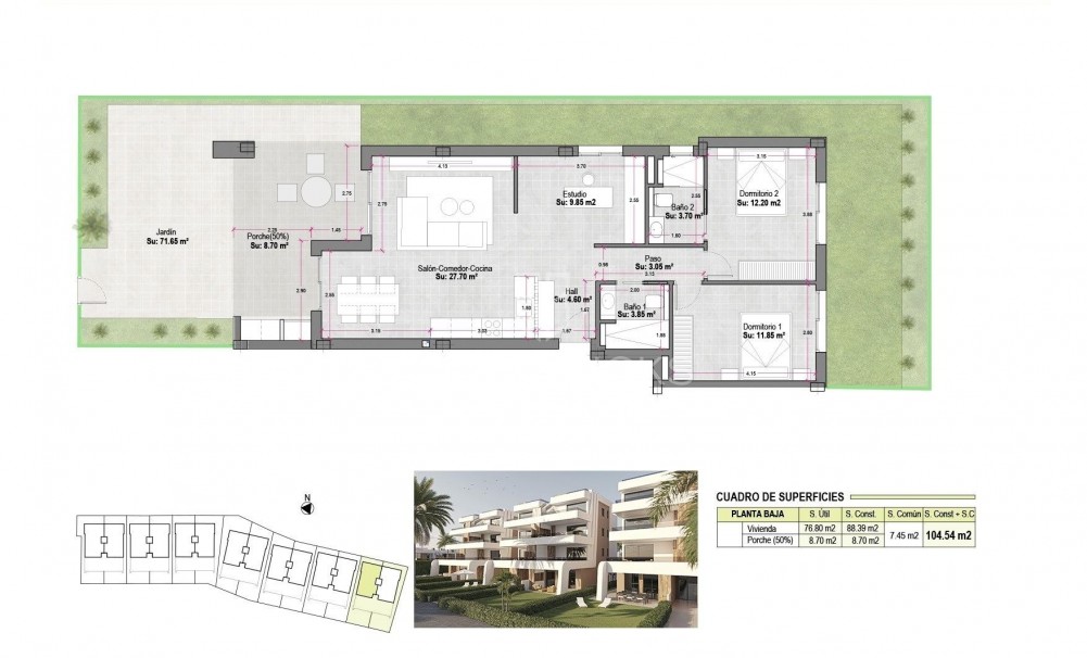 Nieuwbouw · Apartment · Alhama de Murcia · Condado de Alhama