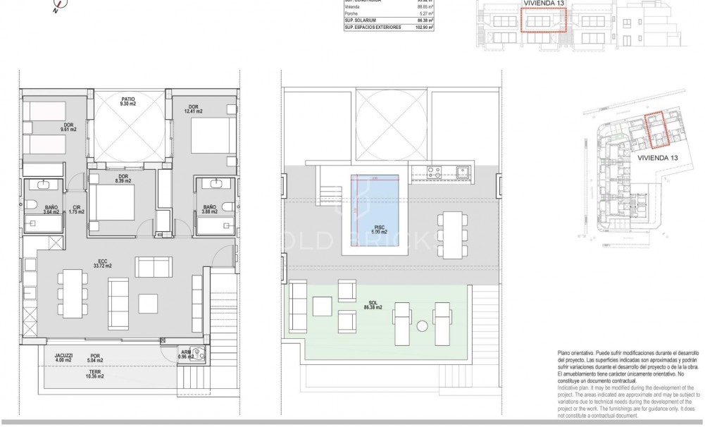 Nieuwbouw · Bungalow · Pilar de la Horadada · pueblo