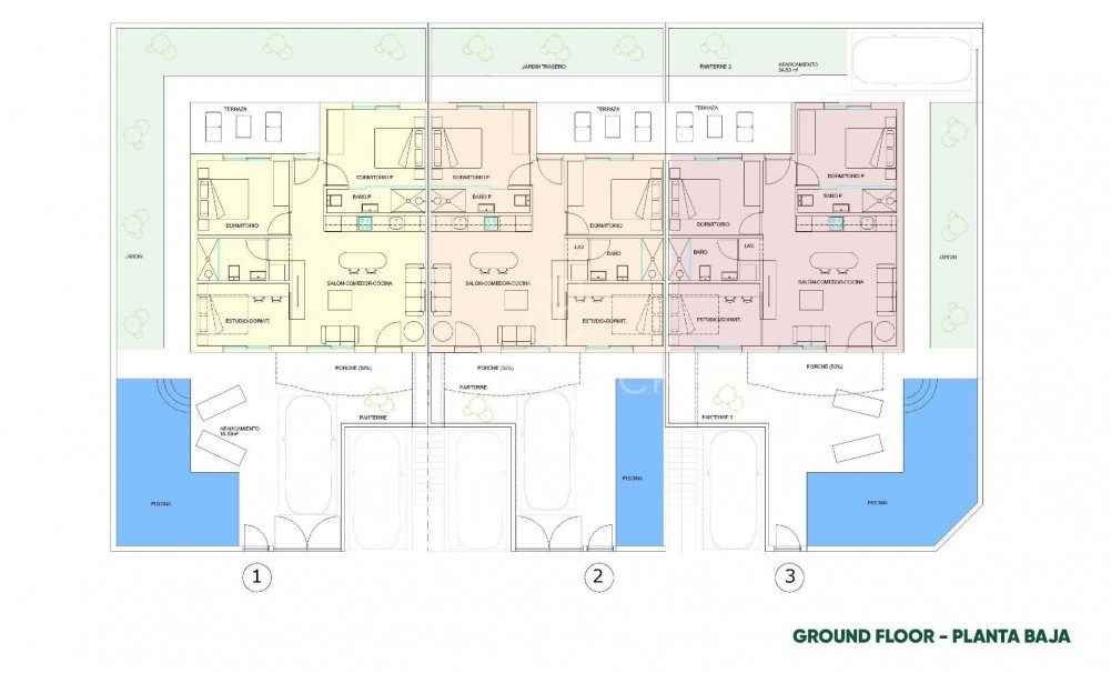 New Build · Bungalow · Pilar de la Horadada · parques de Andromeda