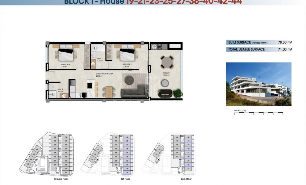 Nybyggnation · Takvåning · La marina · La Marina del Pinet