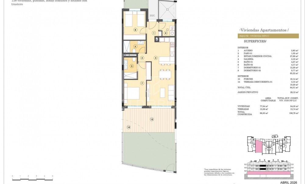 New Build · Apartment · Finestrat · Campana garden