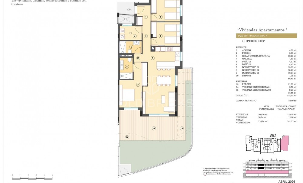 New Build · Apartment · Finestrat · Campana garden