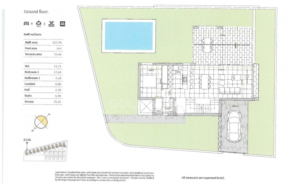 New Build · Villa · Algorfa · La finca golf