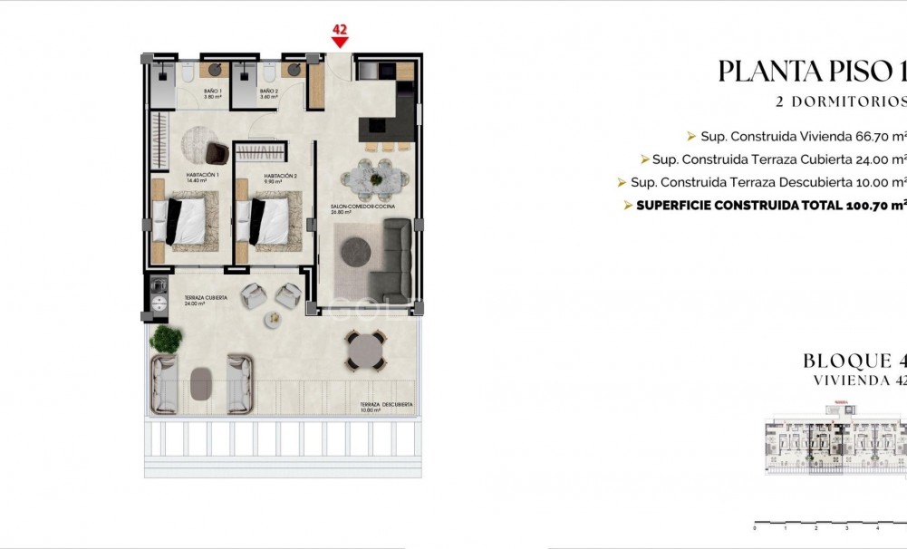 New Build · Apartment · Finestrat · Balcon de finestrat