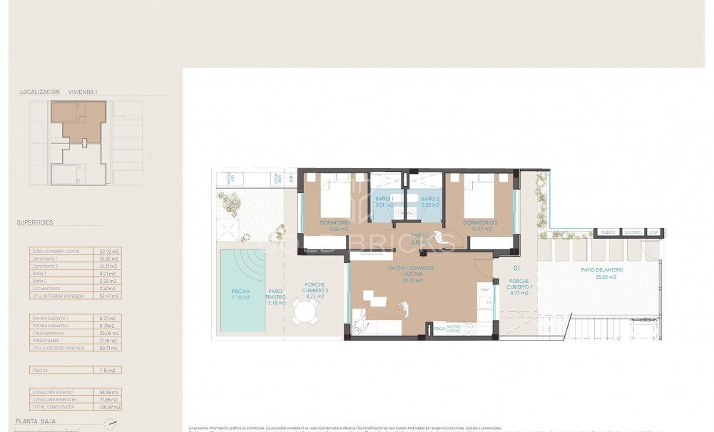 New Build · Bungalow · San Pedro del Pinatar · Molino de Chirrete