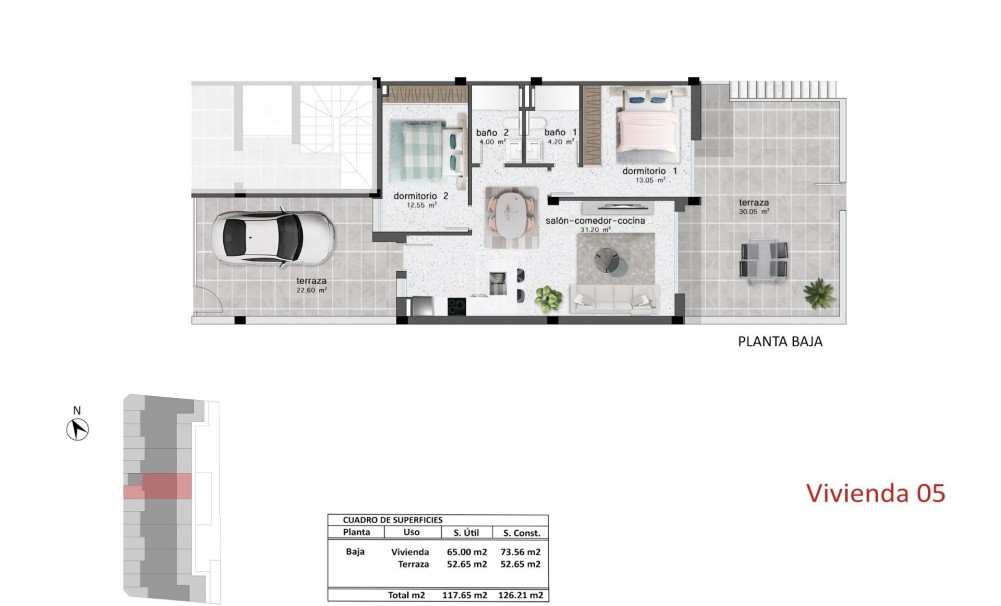 New Build · Bungalow · Pilar de la Horadada · pueblo