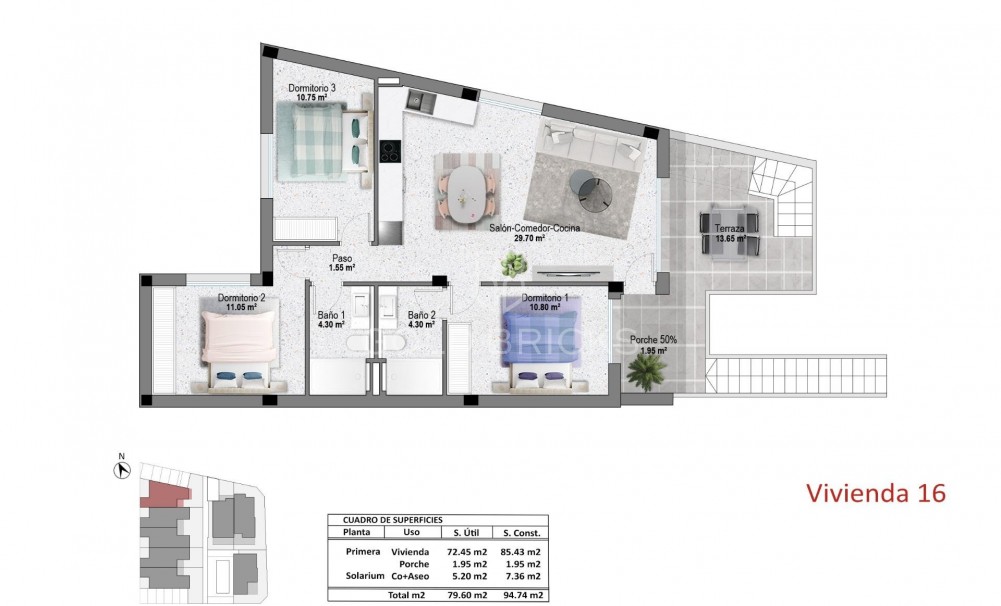 New Build · Bungalow · Pilar de la Horadada · pueblo