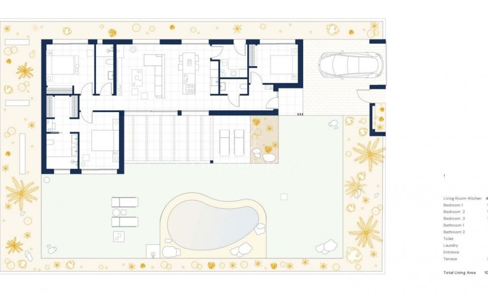 New Build · Villa · BAÑOS Y MENDIGO · Altaona Golf