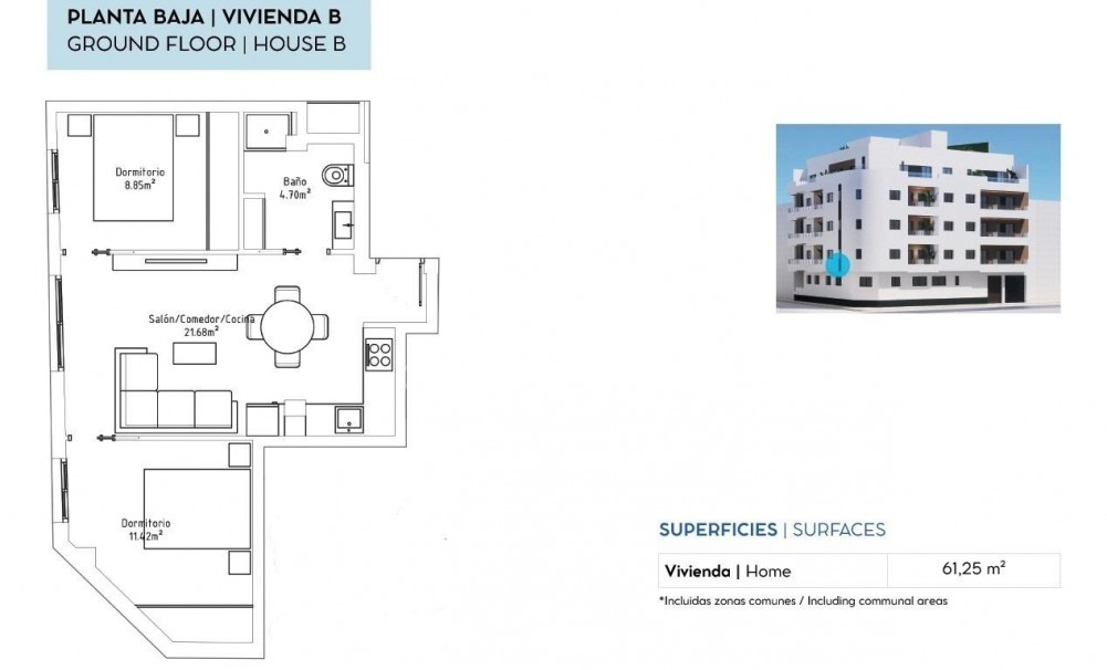 Nieuwbouw · Apartment · Torrevieja · pueblo