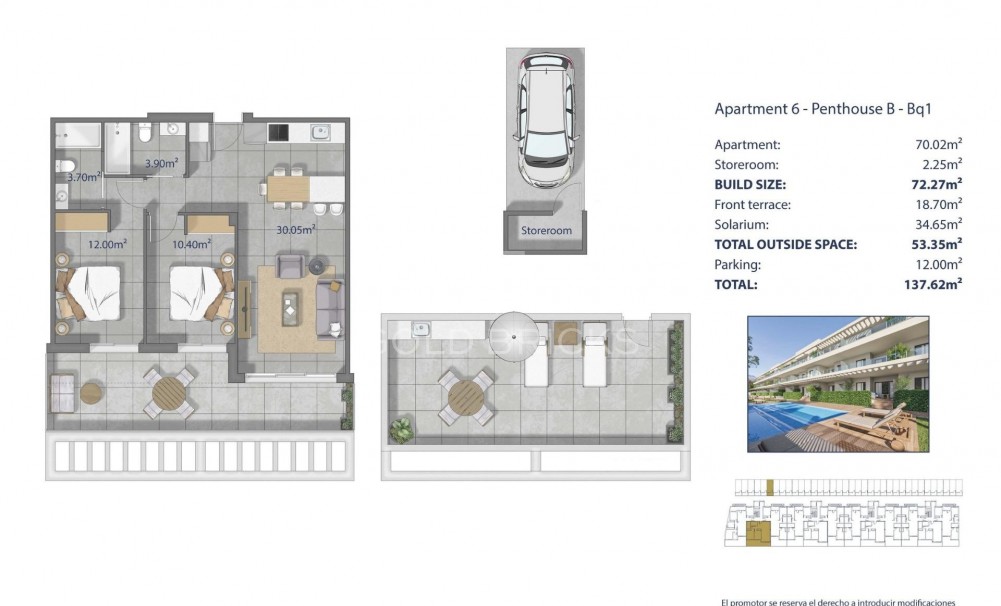 Nouvelle construction · Attique · Los Alcazares · Los Narejos