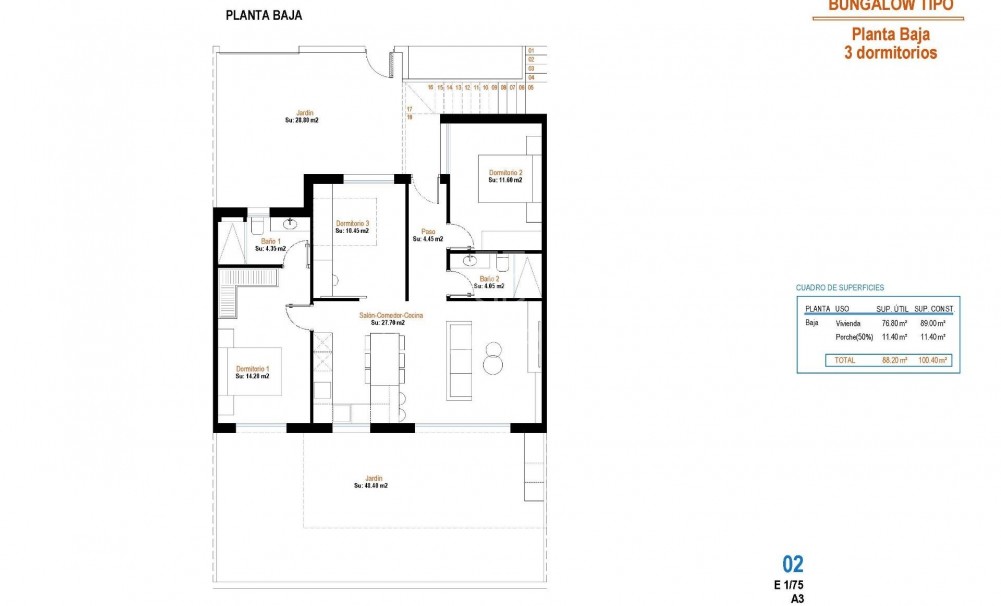 Nybyggnation · Bungalow · Alhama de Murcia · Condado de Alhama