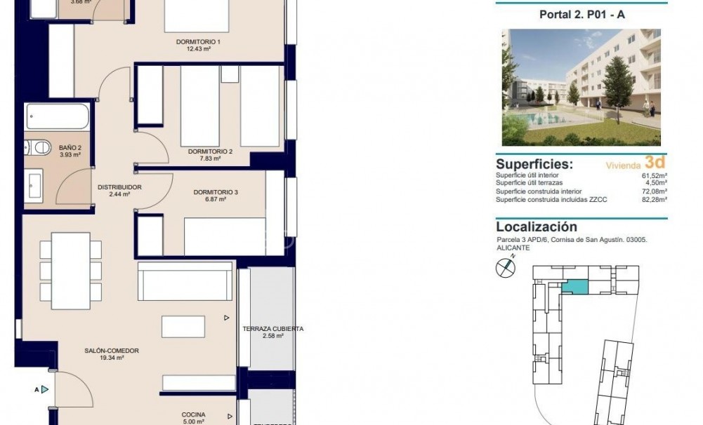 New Build · Apartment · Alicante · San Agustín
