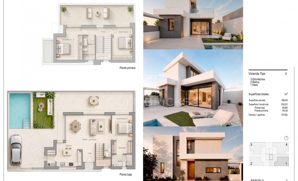 New Build · Villa · Pilar de la Horadada · pueblo