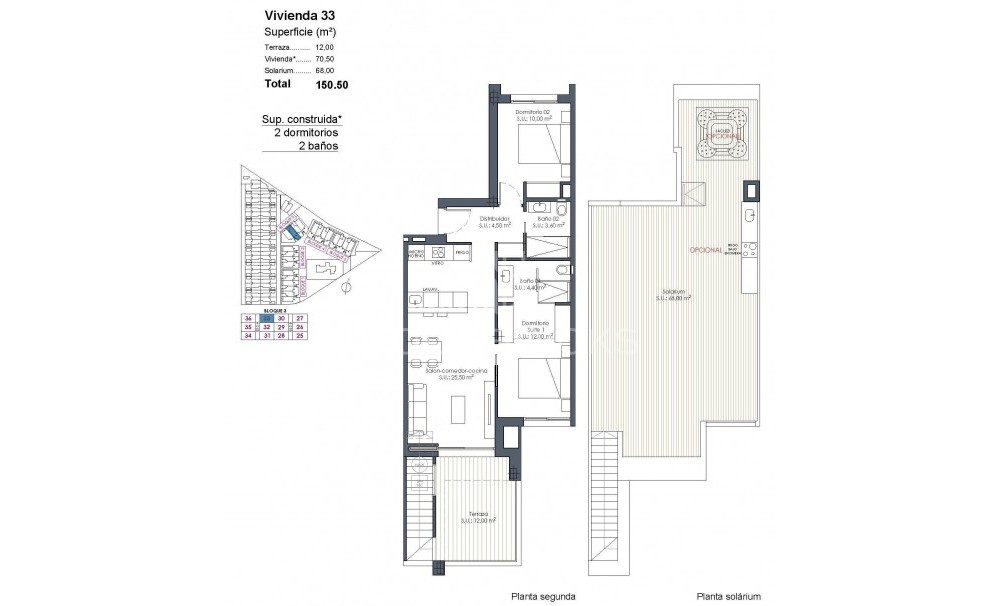 New Build · Penthouse · Los Alcazares · Serena Golf