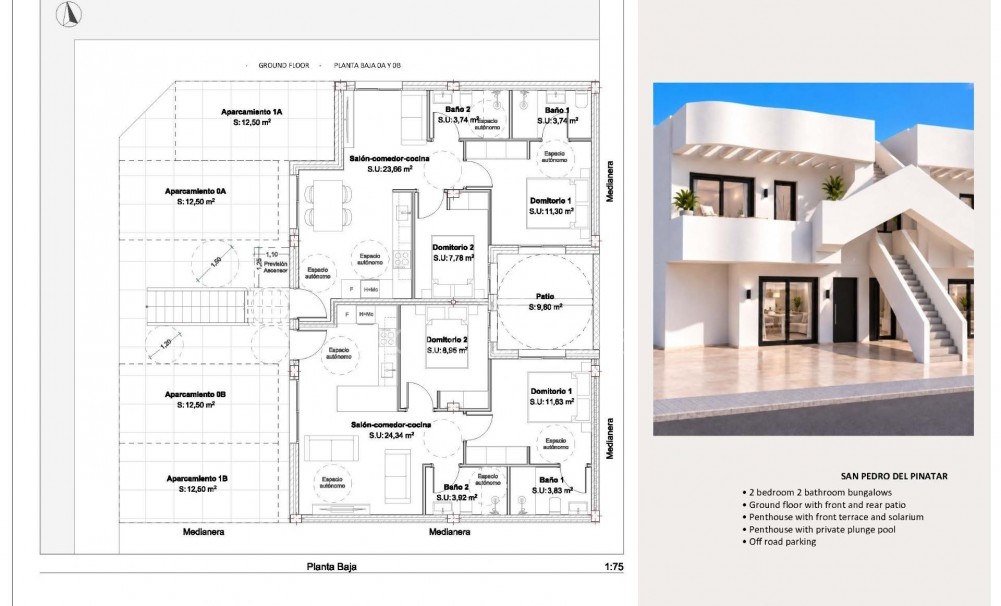 New Build · Bungalow · San Pedro del Pinatar · Los Peñascos
