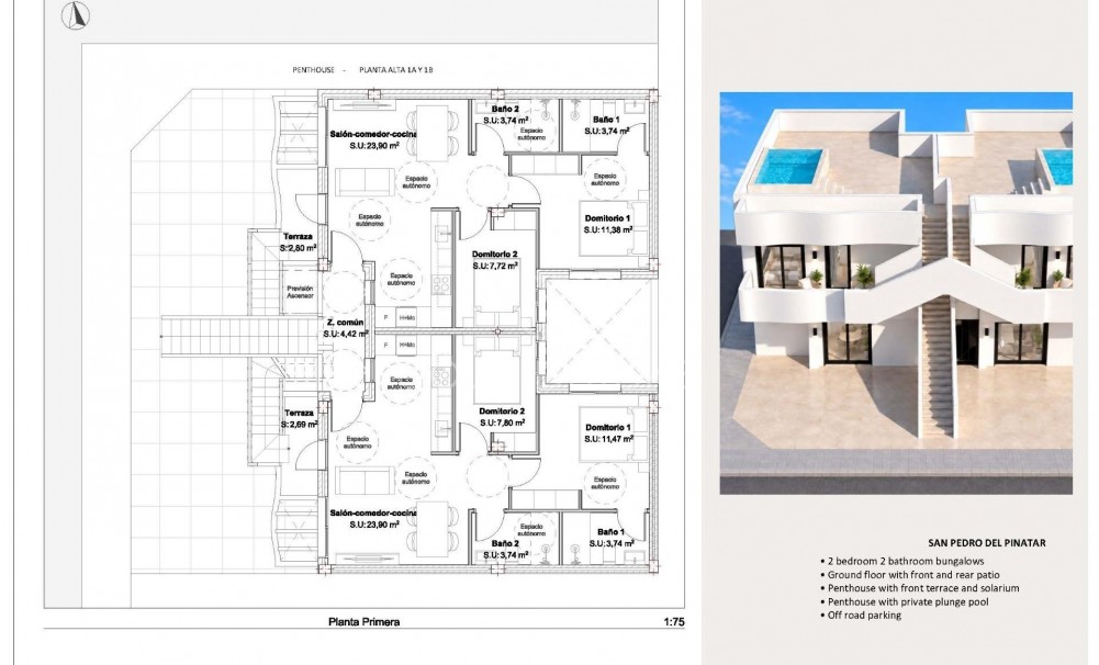 New Build · Bungalow · San Pedro del Pinatar · Los Peñascos