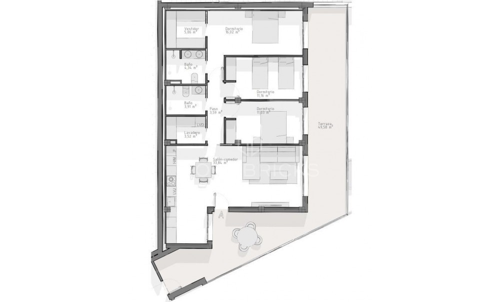 New Build · Apartment · Águilas · Playa del Hornillo